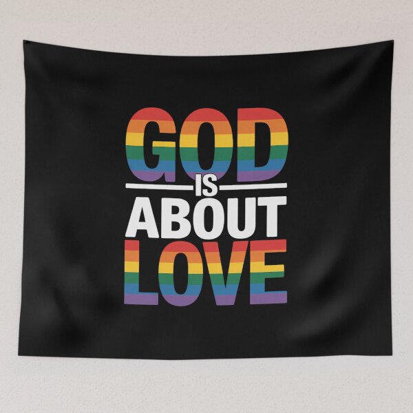 Item preview, LGBT Christian Gay Pride Ally Support Love designed and sold by IdunayaStore.