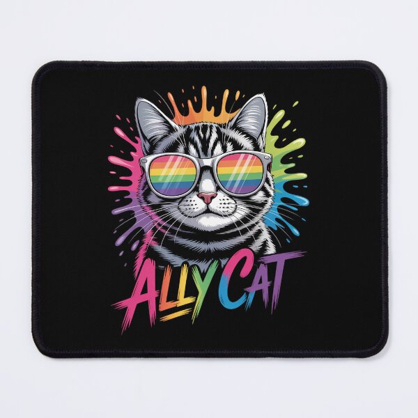 Item preview, LGBT Ally Cat Pride Cat Pride Parade LGBT Support Equal Rights designed and sold by AsteriskDatBArt.