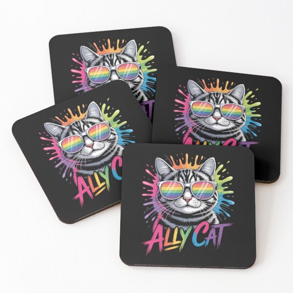 Item preview, LGBT Ally Cat Pride Cat Pride Parade LGBT Support Equal Rights designed and sold by AsteriskDatBArt.