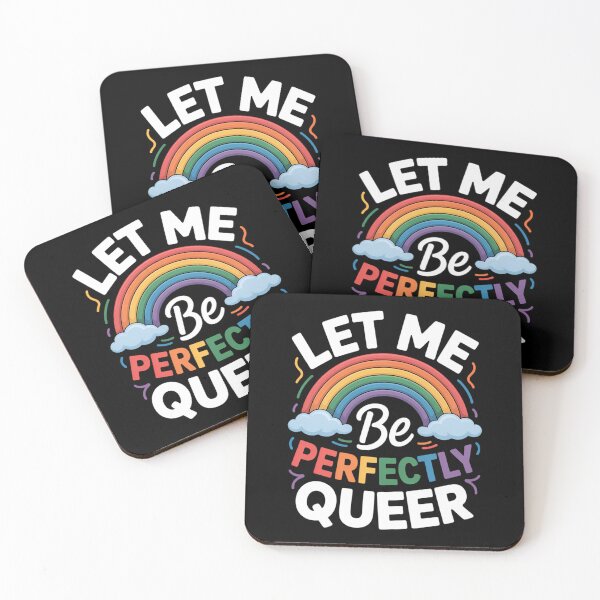 Item preview, Let Me Be Perfectly Queer Gay Pride LGBT Rainbow designed and sold by IdunayaStore.