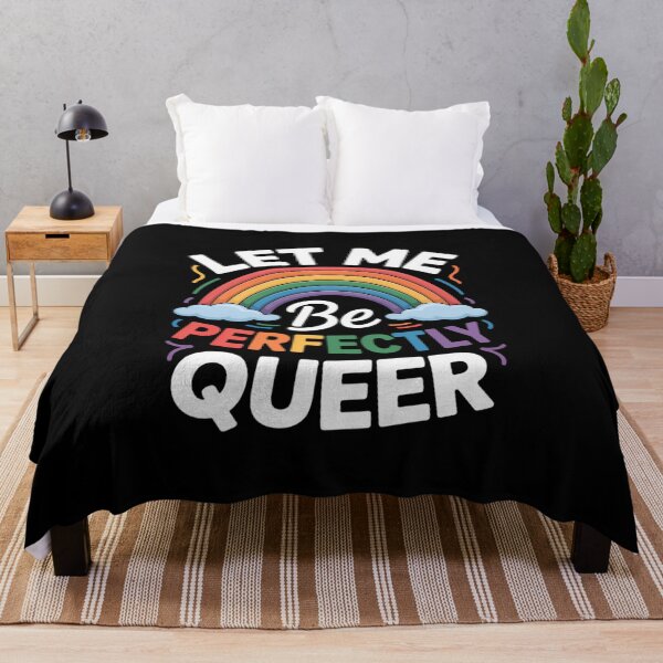 Item preview, Let Me Be Perfectly Queer Gay Pride LGBT Rainbow designed and sold by IdunayaStore.