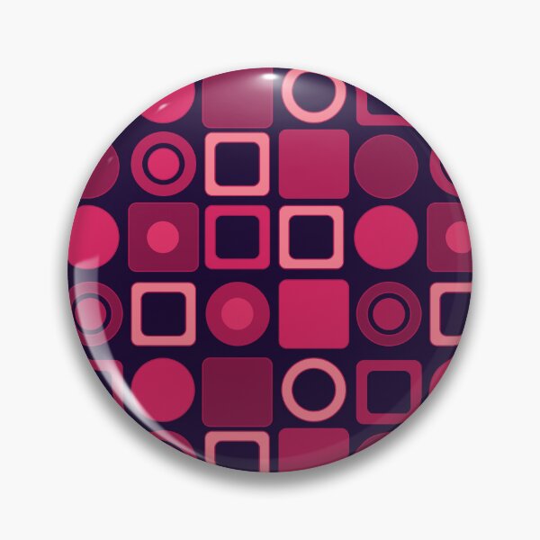 Item preview, Retro geometric pattern solid red   retro designed and sold by fuzzyfox.