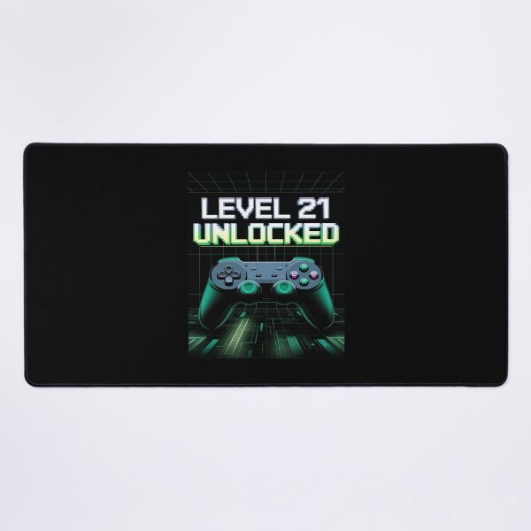 Item preview, Level 21 Unlocked Video Gamer Geek 21st designed and sold by PowAcademy.