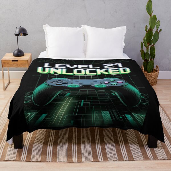 Item preview, Level 21 Unlocked Video Gamer Geek 21st designed and sold by PowAcademy.