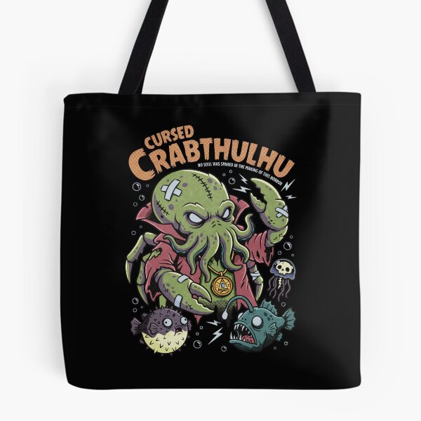 Item preview, Cursed Crabthulhu Lovecraft Sea Monster Horror designed and sold by tollaru.