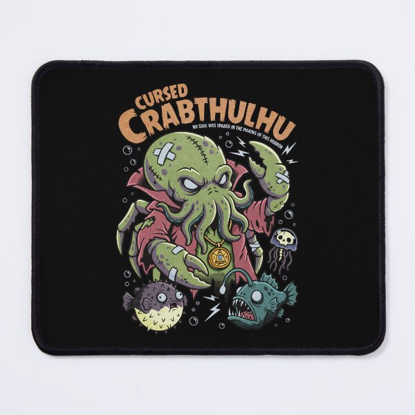 Item preview, Cursed Crabthulhu Lovecraft Sea Monster Horror designed and sold by tollaru.