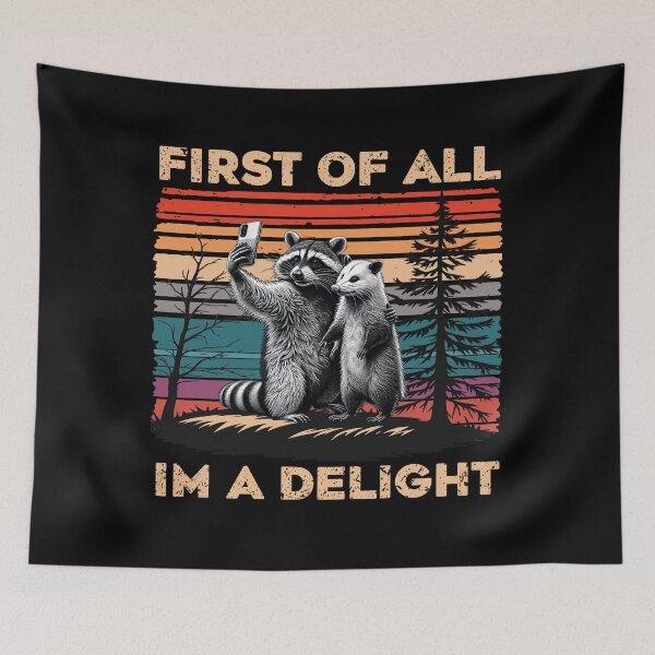 Item preview, Funny Raccoon and Possum Selfie Shirt designed and sold by LarryMBrown.