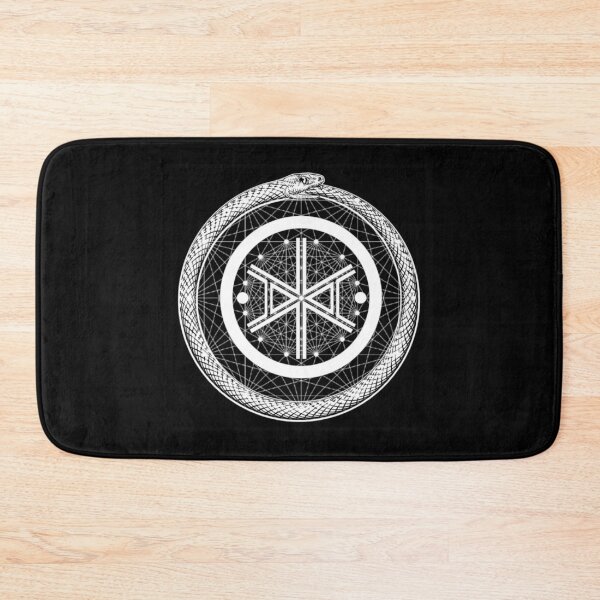 Item preview, Ouroboros Sacred Geometry Sigil – Protection Rune Circle Design designed and sold by Apothekary.