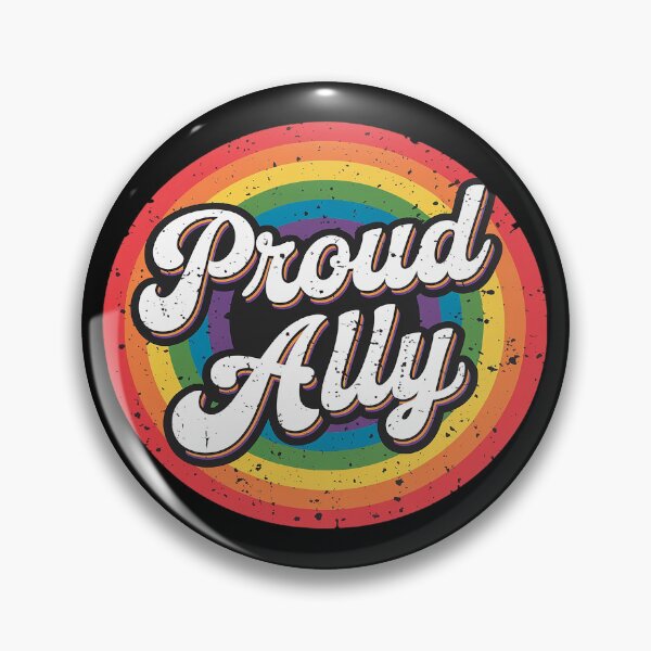 Item preview, LGBTQ Proud Ally Lesbian Gay Pride LGBT Rainbow Flag designed and sold by PowAcademy.