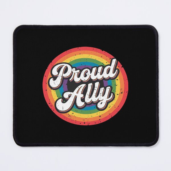 Item preview, LGBTQ Proud Ally Lesbian Gay Pride LGBT Rainbow Flag  designed and sold by PowAcademy.