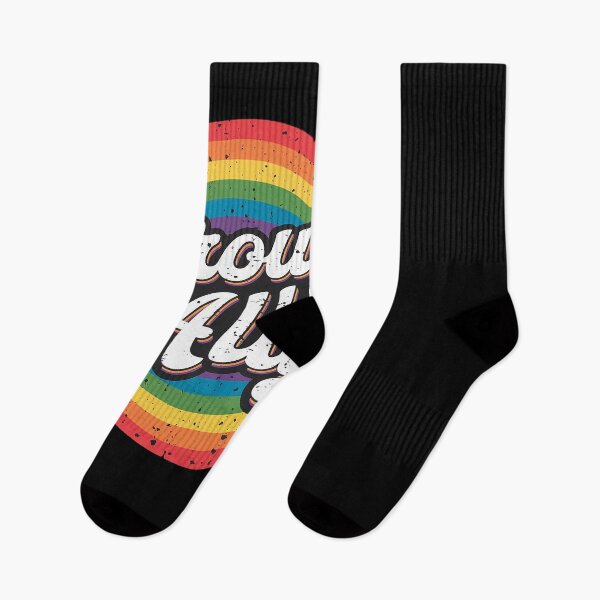 Item preview, LGBTQ Proud Ally Lesbian Gay Pride LGBT Rainbow Flag  designed and sold by PowAcademy.