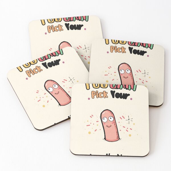 Item preview, You Can Pick Your Friend's Nose – Cute Booger Pun Funny Gross Humor Graphic designed and sold by Donut Driven Prints.