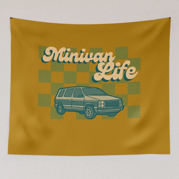 Item preview, Minivan Life Green designed and sold by modeTRIP.