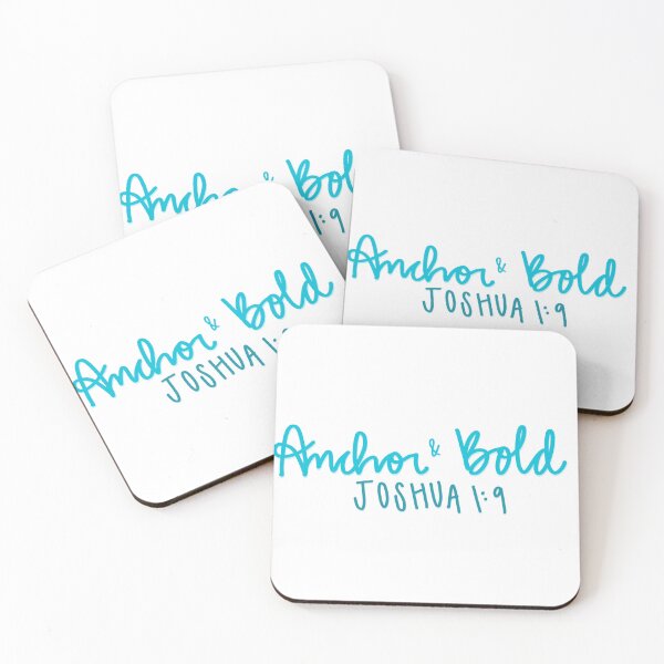 Item preview, Anchor & Bold Joshua 1:9 designed and sold by Arm Candy by Aleigh.