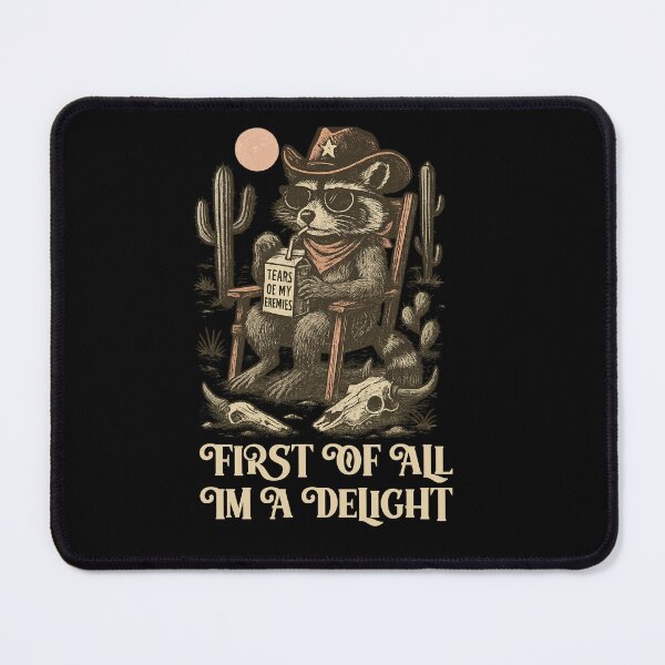 Item preview, Cowboy Raccoon Funny Western Attitude Shirt designed and sold by LarryMBrown.