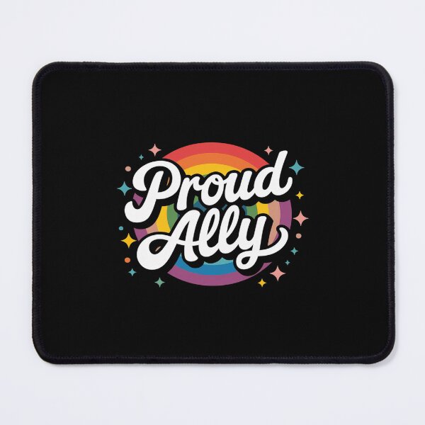 Item preview, LGBTQ+ Pride - Proud Ally Rainbow Support designed and sold by PowAcademy.
