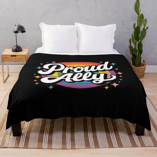 Item preview, LGBTQ+ Pride - Proud Ally Rainbow Support  designed and sold by PowAcademy.