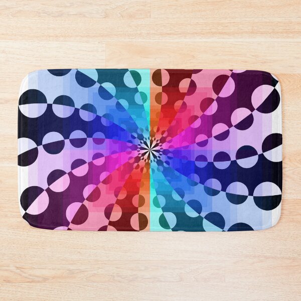 Item preview, Contrasting Circle Spiral Geometric Design designed and sold by DDJust4U.