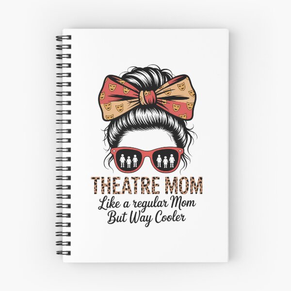 Item preview, Leopard Theatre Mom Cute Messy Bun Theater Mothers Day designed and sold by IdunayaStore.