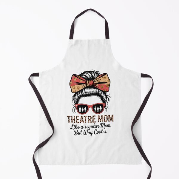 Item preview, Leopard Theatre Mom Cute Messy Bun Theater Mothers Day designed and sold by IdunayaStore.