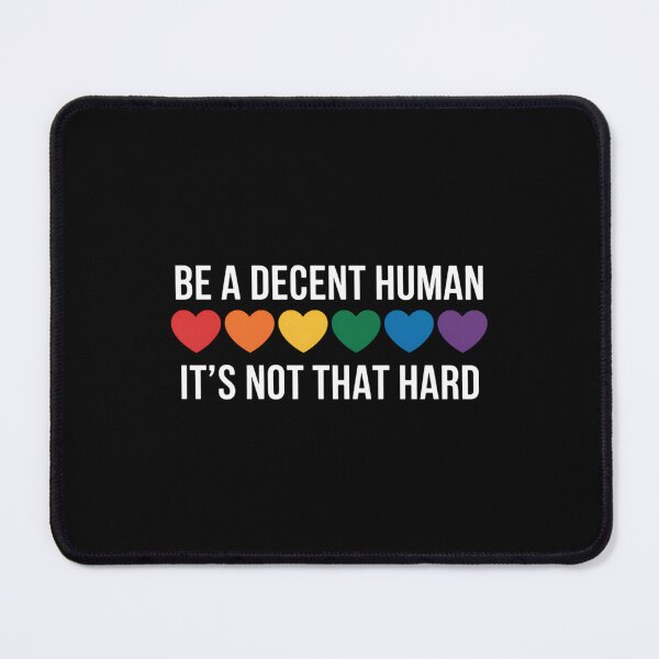 Item preview, LGBT Heart Be A Decent Human It's Not That Hard designed and sold by IdunayaStore.