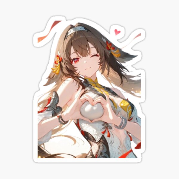 Zenless Zone Zero Ye Shunguang Heart Sticker