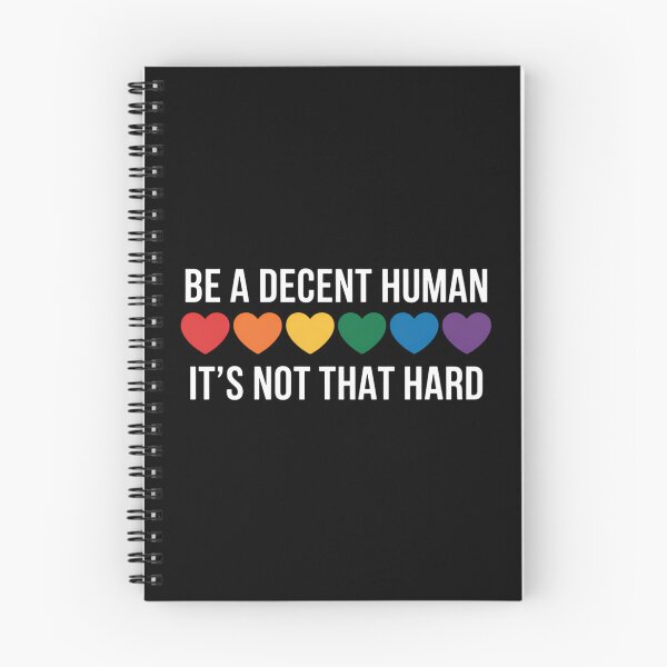 Item preview, LGBT Heart Be A Decent Human It's Not That Hard designed and sold by IdunayaStore.