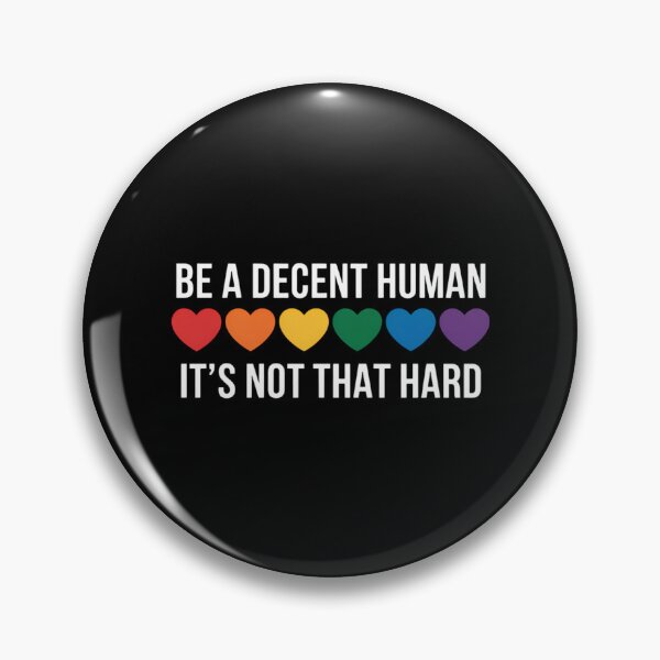 Item preview, LGBT Heart Be A Decent Human It's Not That Hard designed and sold by IdunayaStore.