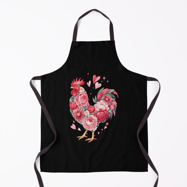 Item preview, Cute Floral Chicken Lover Hearts Valentine's Day designed and sold by FaithAbbott.