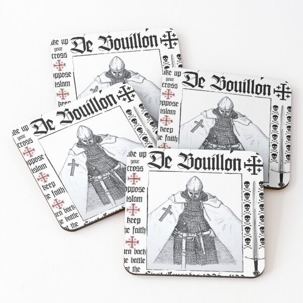 Item preview, Duke Godfrey of Bouillon First Crusades designed and sold by BE-FREE-APPAREL.