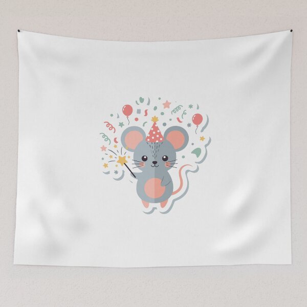 Item preview, Cute Little Mouse Illustration designed and sold by Fouziaart08.