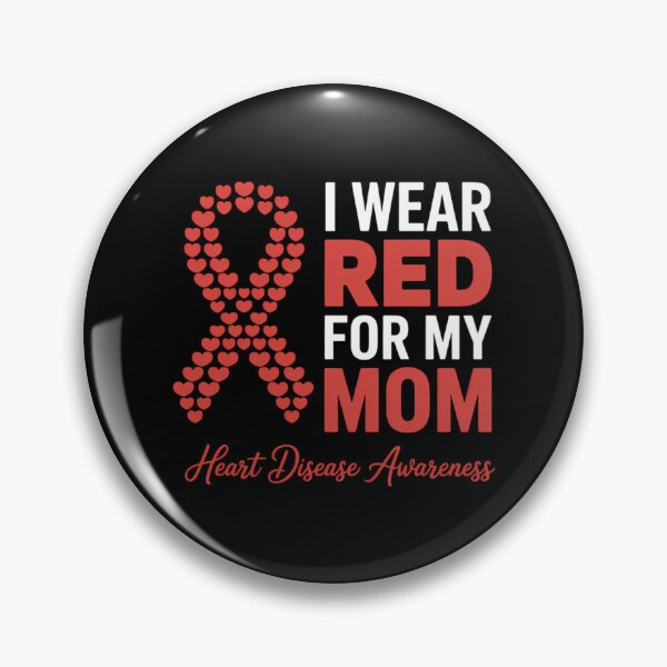 Item preview, I Wear Red For My Mom Heart Disease Awareness designed and sold by IdunayaStore.