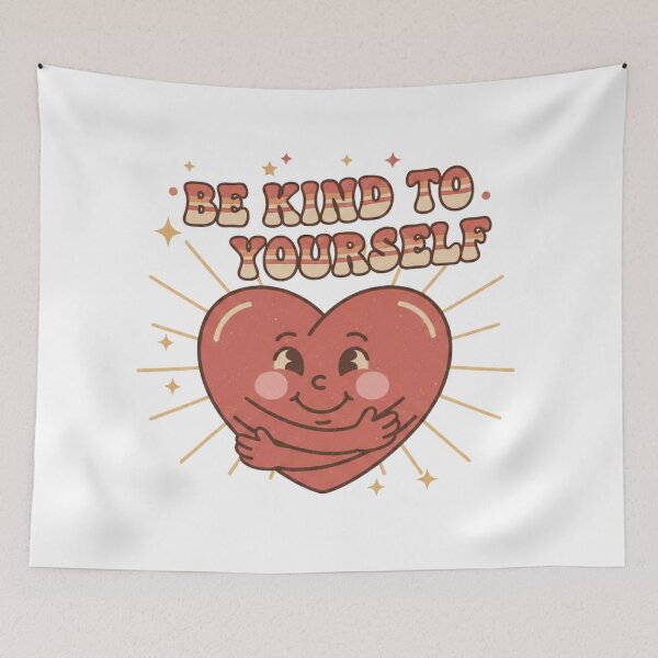 Item preview, Be Kind to Yourself Retro Self Love Character Design designed and sold by DIRTYSKETCHH.