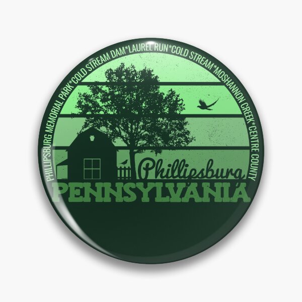 Item preview, Phillipsburg Pennsylvania Sunset Retro Vintage Local Pride Logo designed and sold by CRHPOD20.