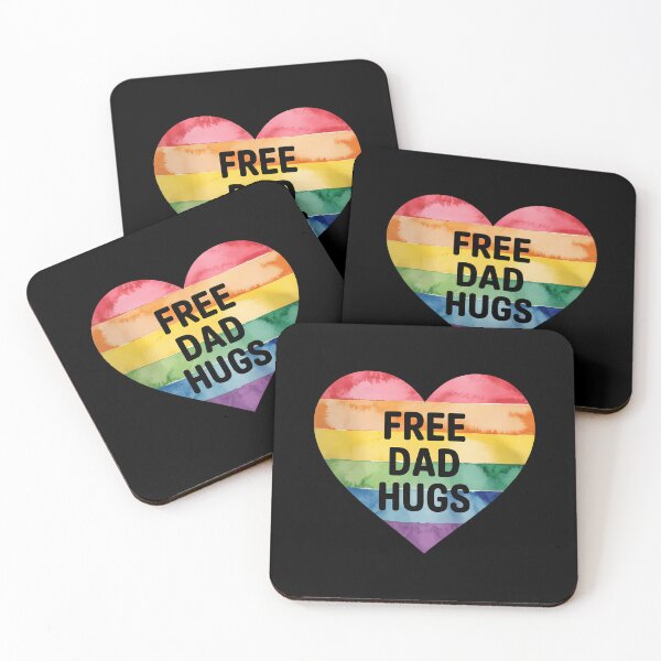 Item preview, Free Dad Hugs LGBT Pride Gay Pride Parades Rainbow Flag Lgbt designed and sold by IdunayaStore.