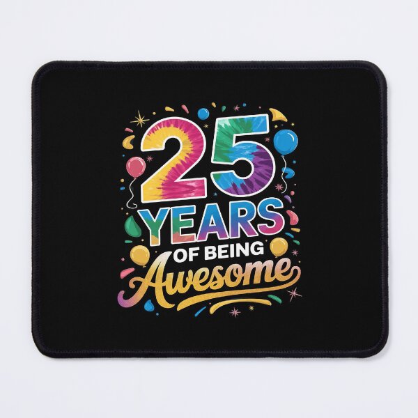 Item preview, 25 Years Of Being Awesome Tie Dye 25th Birthday Present  designed and sold by CombatTask.