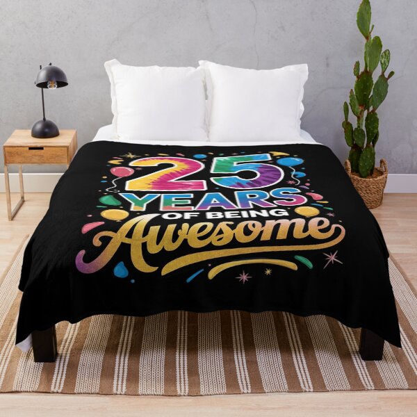 Item preview, 25 Years Of Being Awesome Tie Dye 25th Birthday Present  designed and sold by CombatTask.