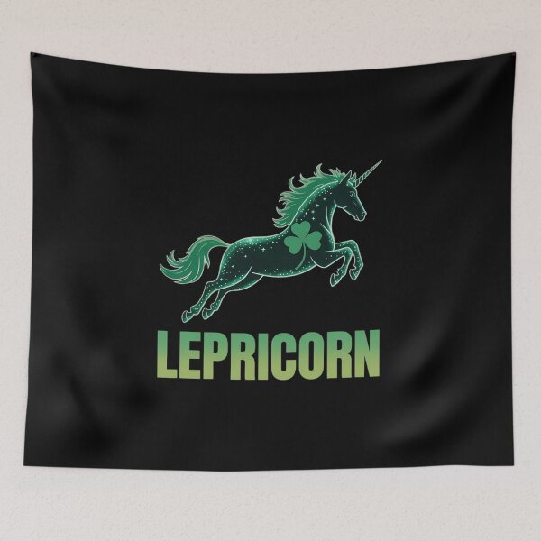 Item preview, Lepricorn Leprechaun Unicorn St. Patrick's Day Horse designed and sold by IdunayaStore.