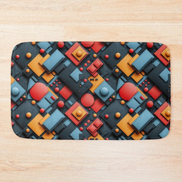 Item preview, Modern 3D Layered Geometric Abstract Shapes Pattern designed and sold by NTGUILTY.