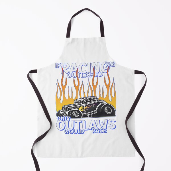 Item preview, Outlaw Racing Hot Rod Flames Classic Vehicle Design, Merch By Amazon, Redbubble, Teepublic, Limited designed and sold by CobwebCritters.
