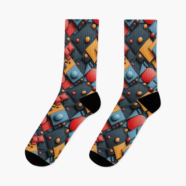 Item preview, Modern 3D Layered Geometric Abstract Shapes Pattern designed and sold by NTGUILTY.
