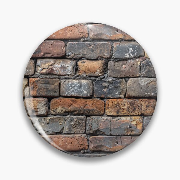 Item preview, Rustic Weathered Industrial Exposed Brick Wall designed and sold by NTGUILTY.