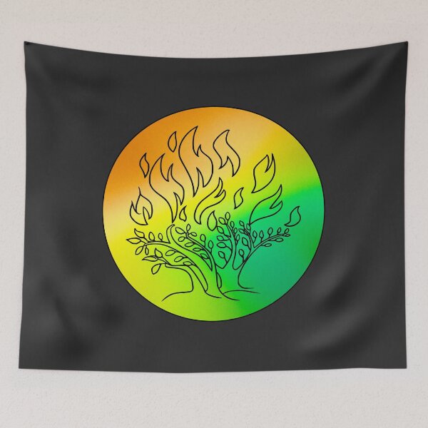 Item preview, Tie-dye Burning Bush - 420 designed and sold by EvergreenRevolt.