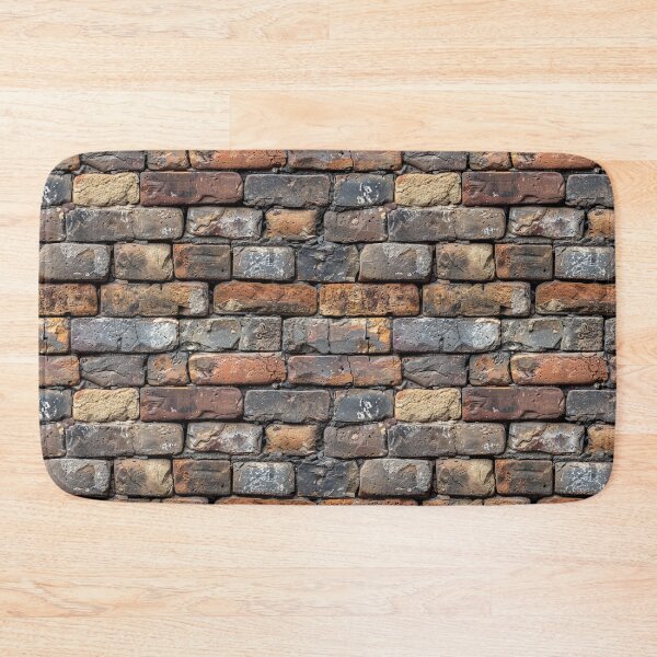 Item preview, Rustic Weathered Industrial Exposed Brick Wall designed and sold by NTGUILTY.