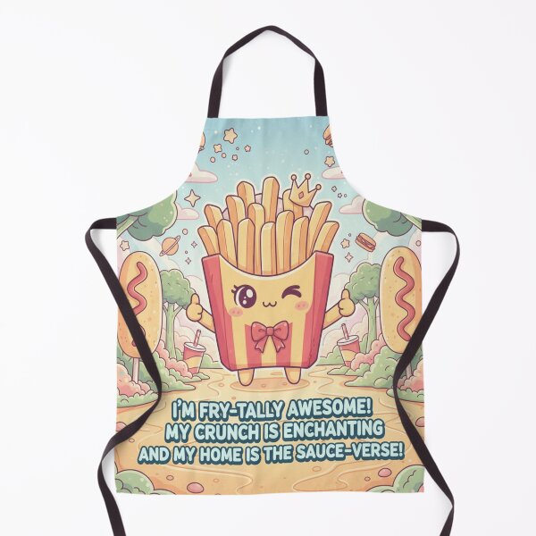 Item preview, Fry‑tally Awesome Sauce‑verse Fries designed and sold by JustSketchs.