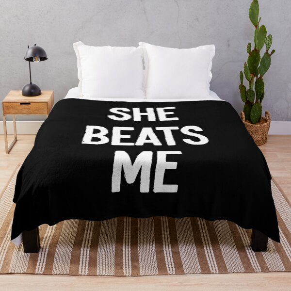 Item preview, She Beats Me - Funny Adult Joke designed and sold by kamaniyavidya.