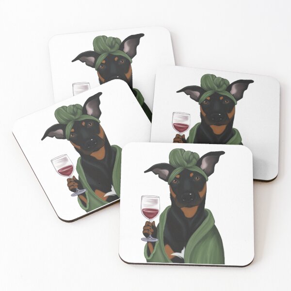 Item preview, Sleepy Sage - Custom Dog Portrait Illustration, Cute Pet Art designed and sold by jamie-beth07.