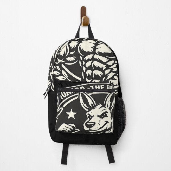 Item preview, Kangaroo – The Deer on Gear | Athletic Mascot Emblem designed and sold by JonelCrafts.