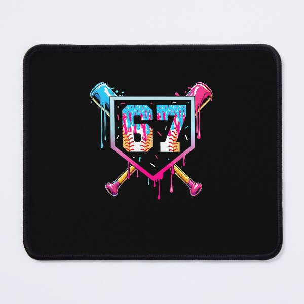 Item preview, Baseball Ice Cream Drip Number 67 Player 67th Birthday designed and sold by Juansustait.
