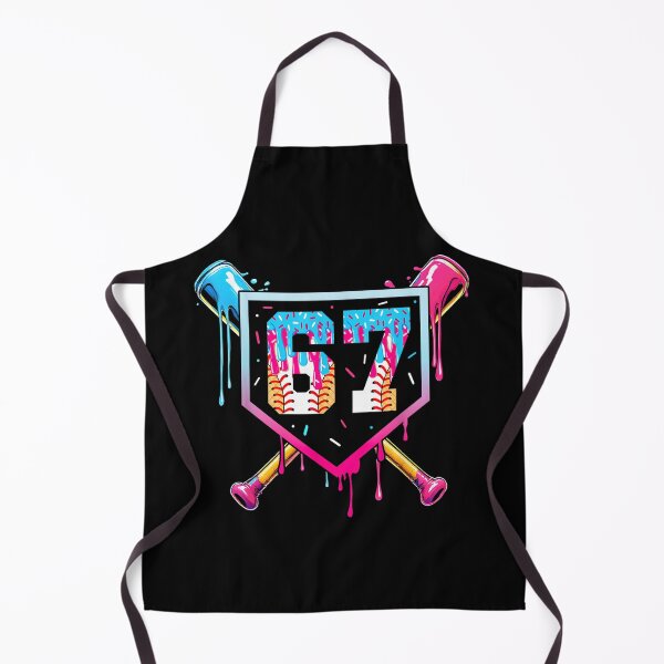 Item preview, Baseball Ice Cream Drip Number 67 Player 67th Birthday designed and sold by Juansustait.